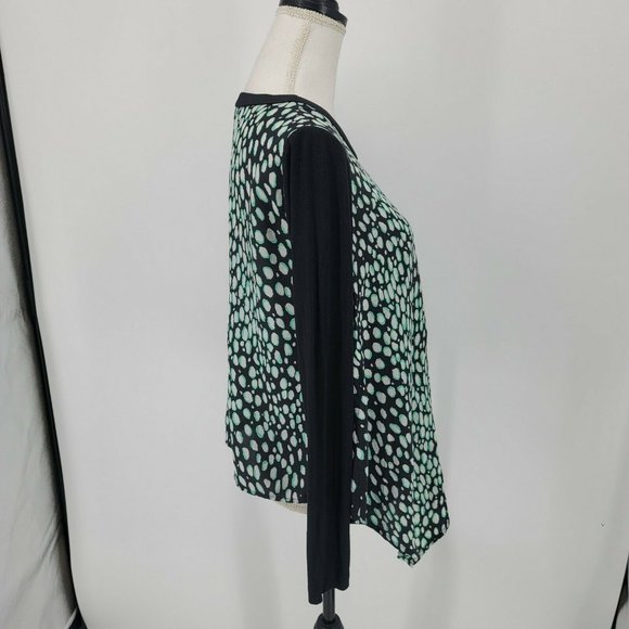 Elizabeth and James Leslie Blouse Silk Long Sleeve Asymetrical Women's XS - Picture 5 of 8